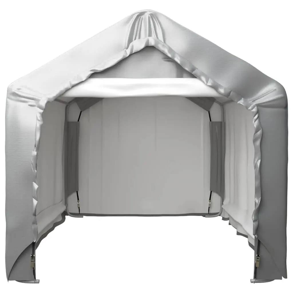 Storage Tent Outdoor 180x180 cm Grey Galvanised Steel Frame