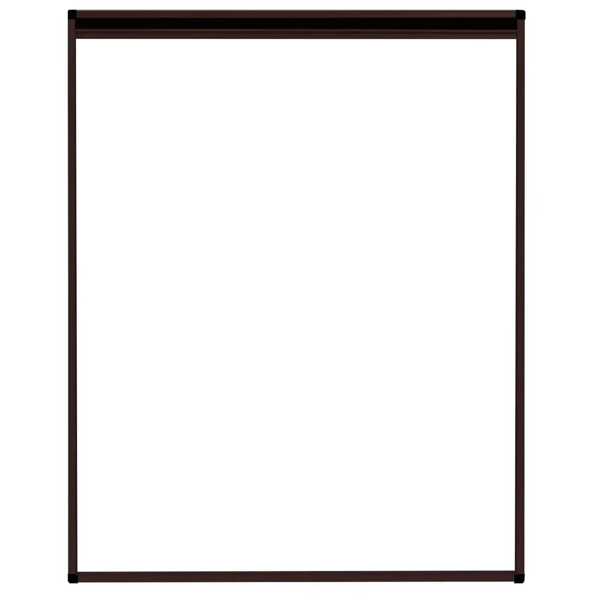 Brown Plisse Insect Screen for Windows 80x100cm