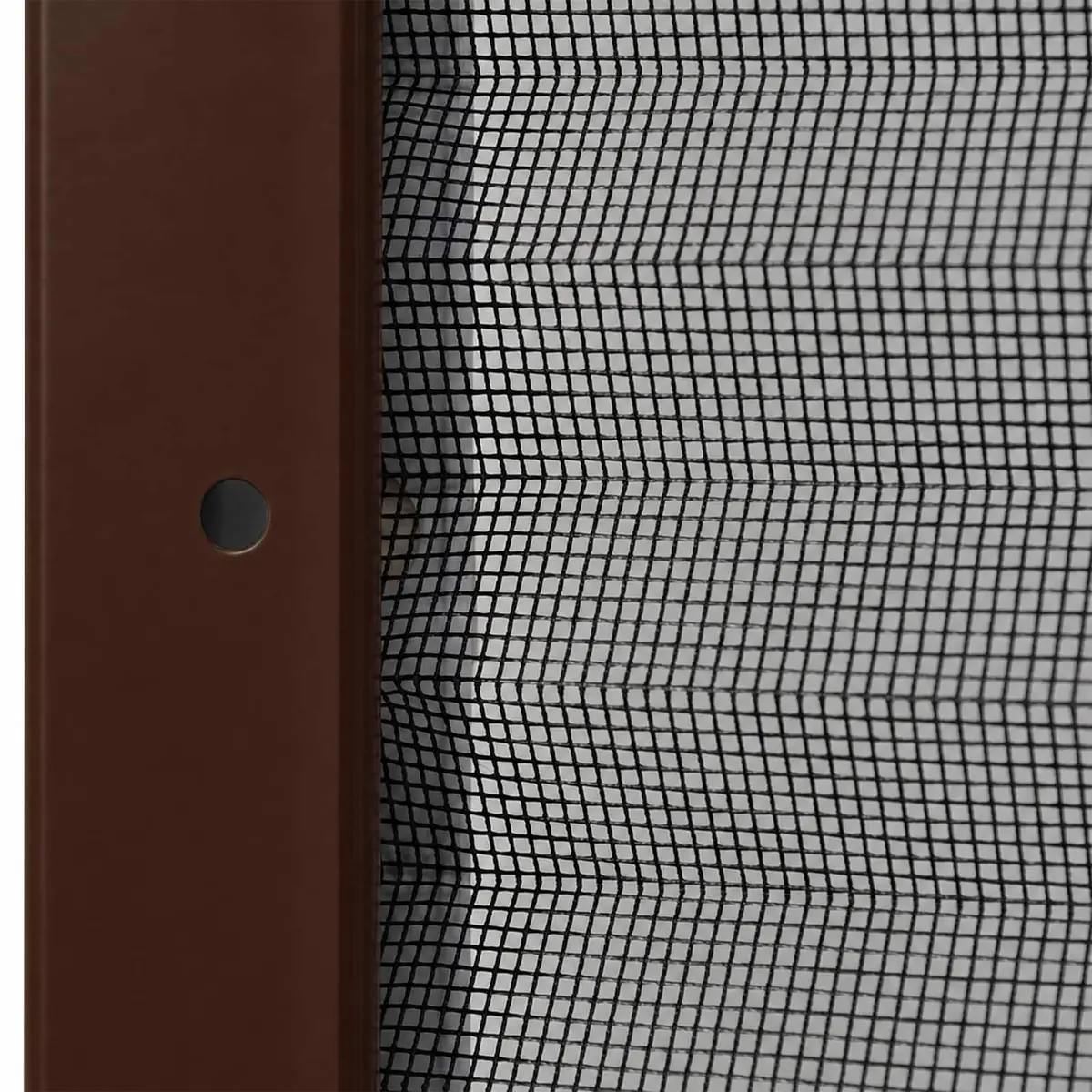 Brown Plisse Insect Screen for Windows 80x100cm