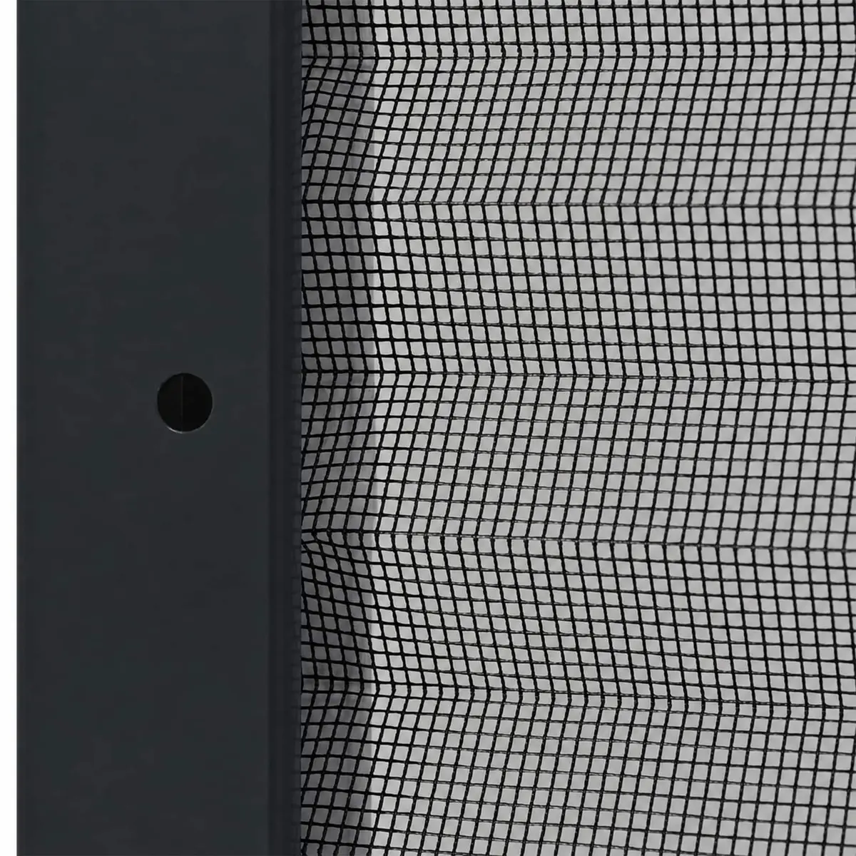 Plisse Insect Screen for Windows Aluminium Frame Anthracite 60x80cm Mesh