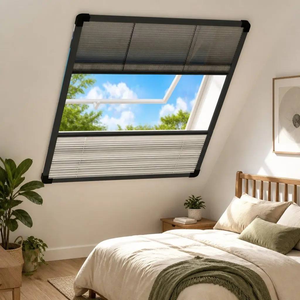 Plisse Insect Screen Window 80x100cm