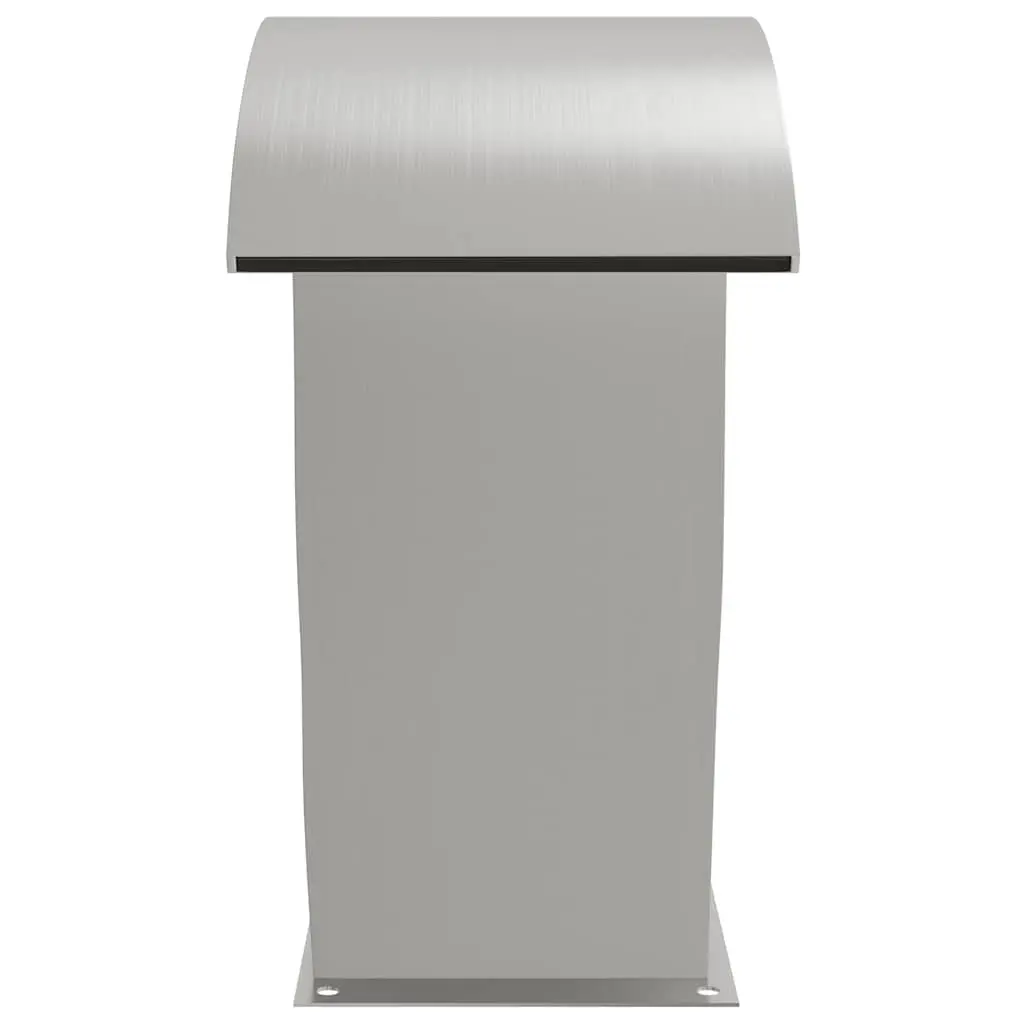 Stainless Steel Pool Fountain Water Feature for Garden Pond 22 x 60 x 70 cm Silver Outdoor Decor