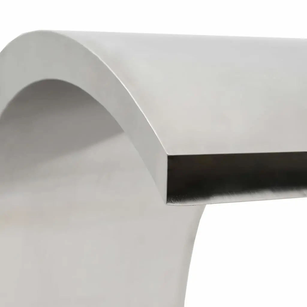 Stainless Steel Pool Fountain Water Feature for Garden Pond 22 x 60 x 70 cm Silver Outdoor Decor