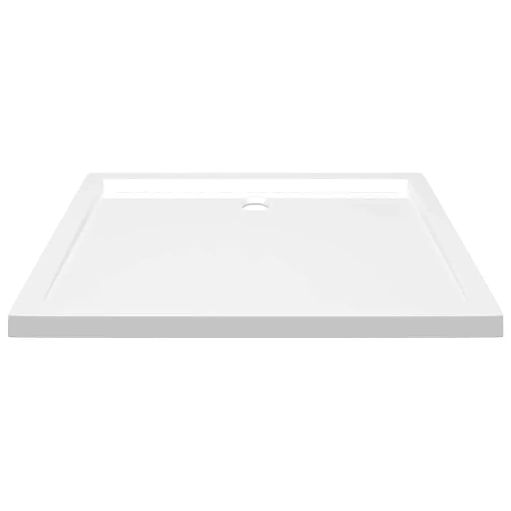 Rectangular Shower Base Tray Bathroom 70x90 cm Low Threshold White