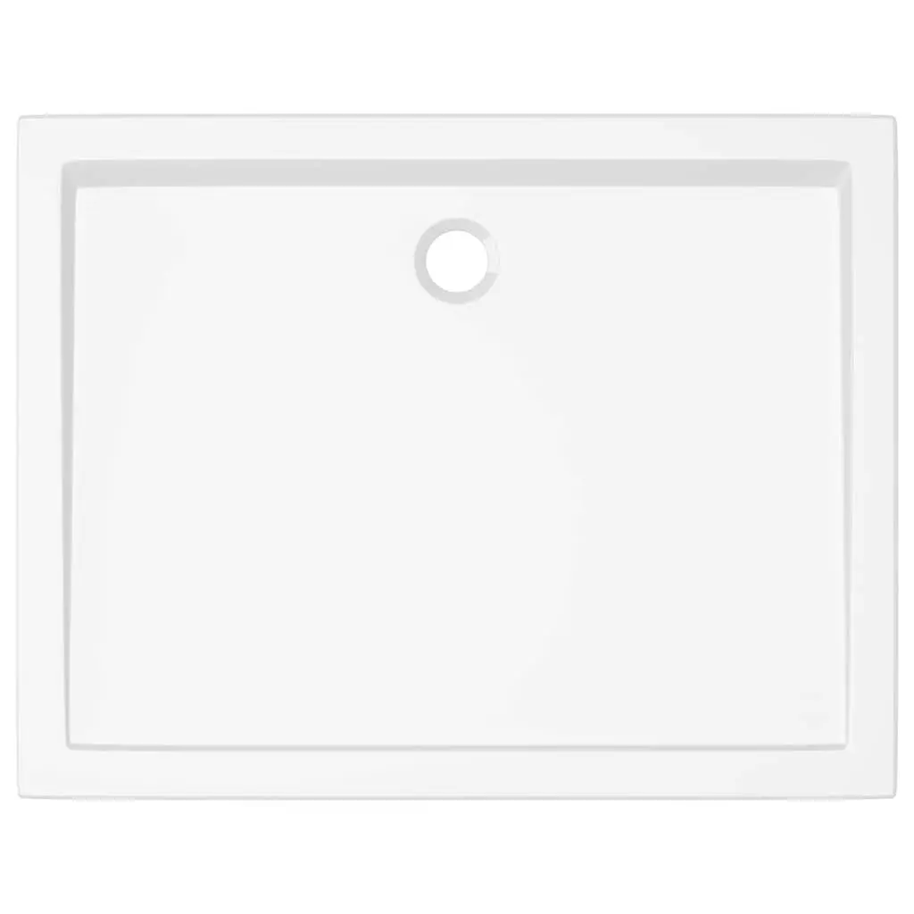 Rectangular Shower Base Tray Bathroom 70x90 cm Low Threshold White