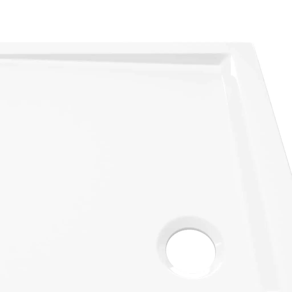 Rectangular Shower Base Tray Bathroom 70x90 cm Low Threshold White