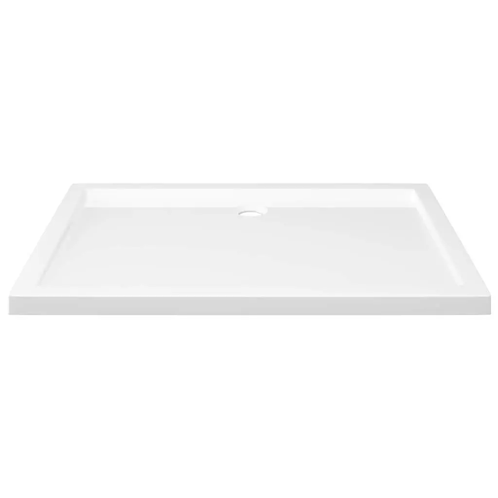 Rectangular Shower Base Tray, White, 80 x 110 cm