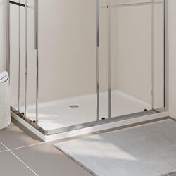 Rectangular Shower Base Tray 80x120 cm in White