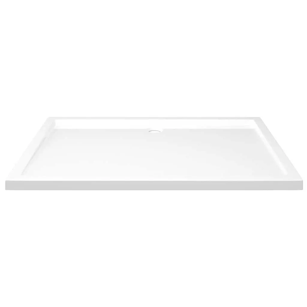 Shower Base Tray Bathroom 80x120 cm White Low Threshold Modern