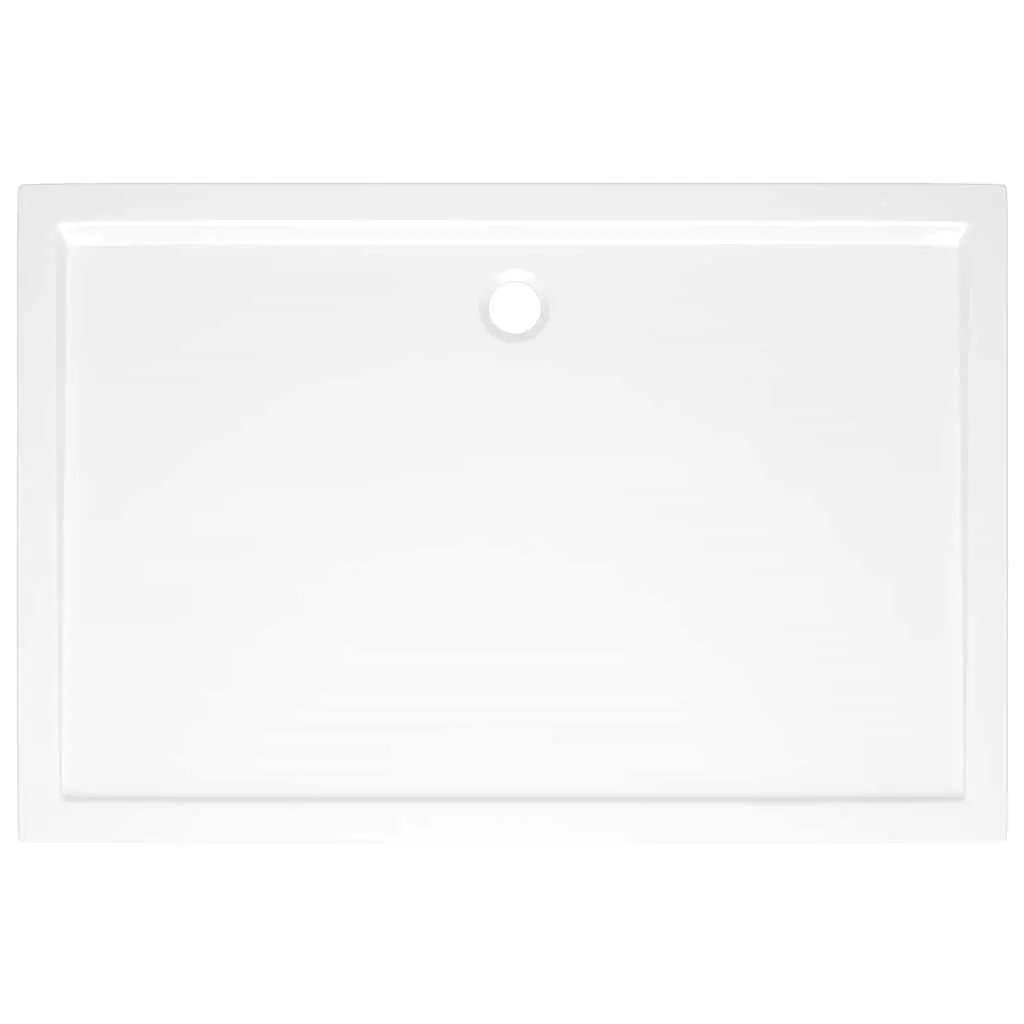 Shower Base Tray Bathroom 80x120 cm White Low Threshold Modern