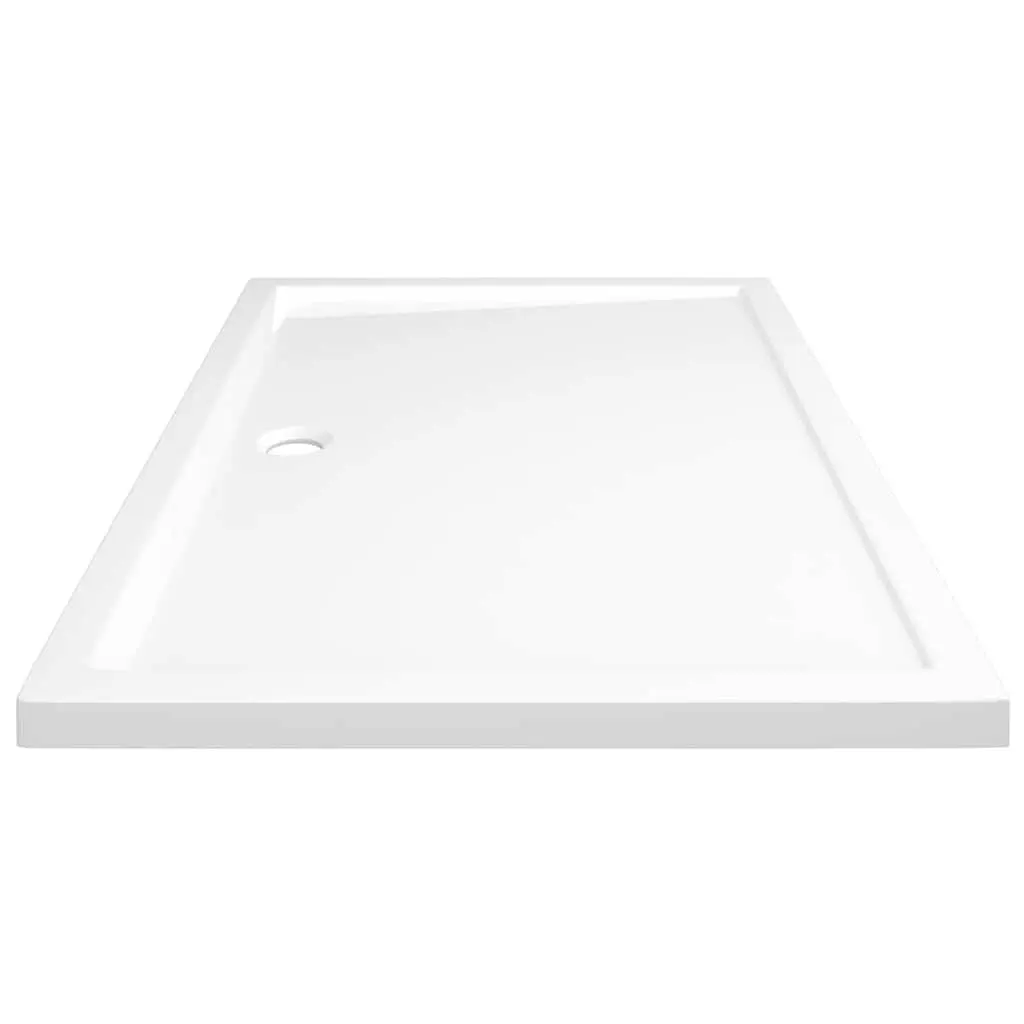 Shower Base Tray Bathroom 80x120 cm White Low Threshold Modern