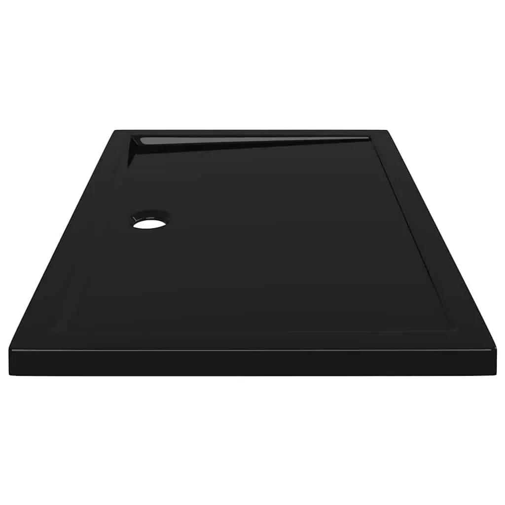Shower Base Tray Black Low Threshold 80x110 cm Modern Bathroom