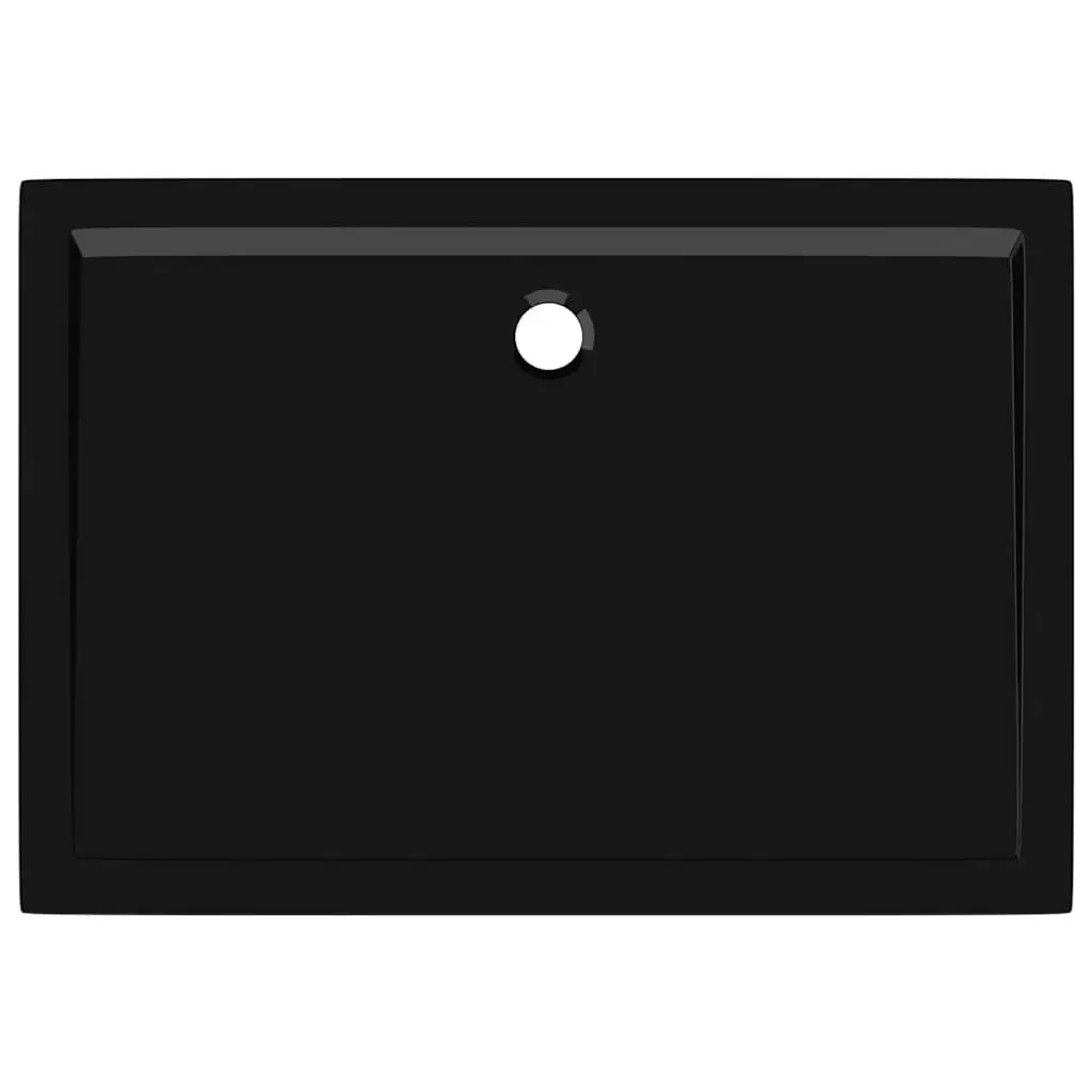 Shower Base Tray Black Low Threshold 80x110 cm Modern Bathroom