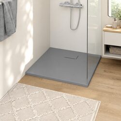 Specifications of Grey Low-Profile Shower Base 90x90 cm
