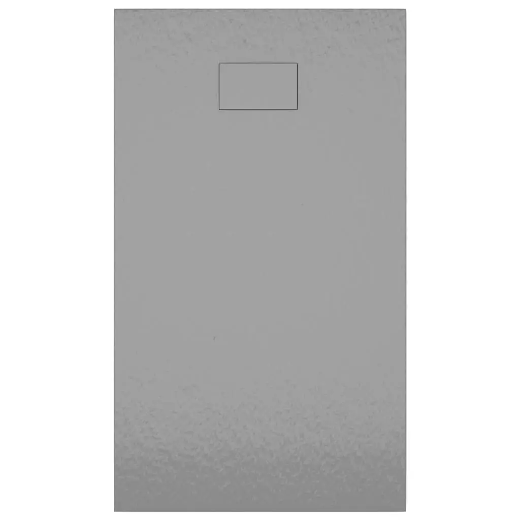 Shower Base Tray Grey 120x70 cm Low Profile Bathroom Fixture