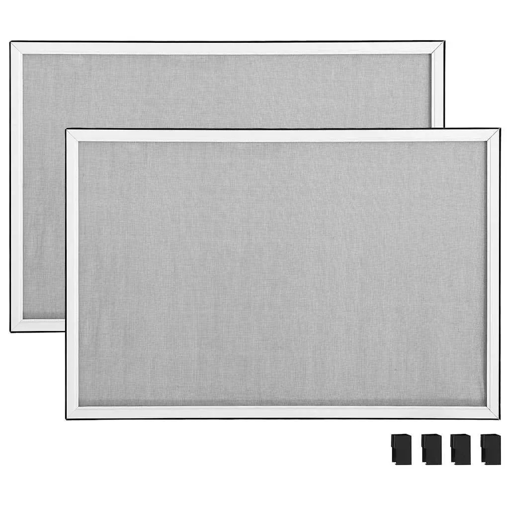 75-143x50 Extendable White Window Insect Screen