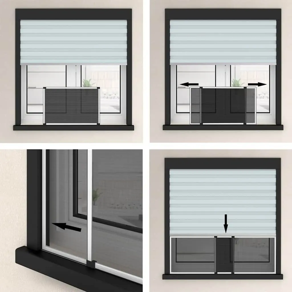 75-143x50 Extendable White Window Insect Screen