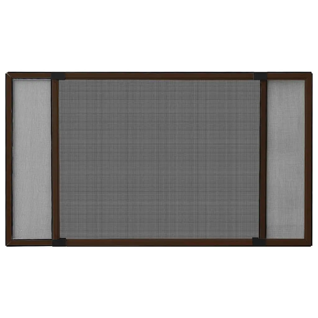 Extendable Brown Window Insect Screen