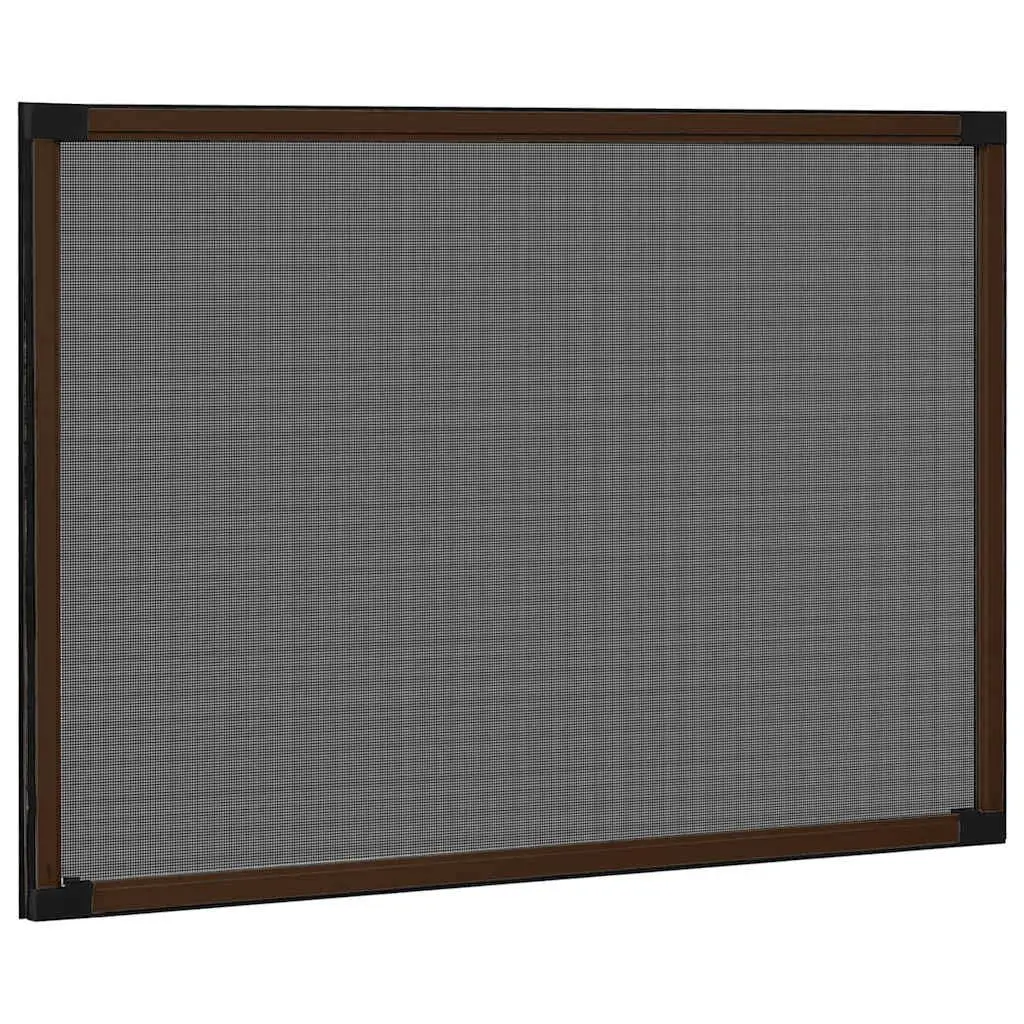 Extendable Brown Window Insect Screen
