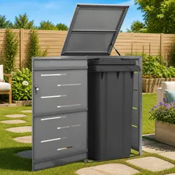 Specifications of Lockable Wheelie Bin Storage Shed