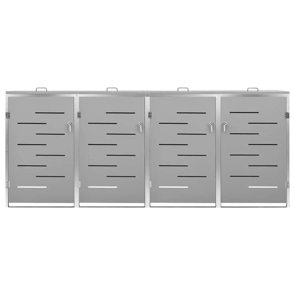 Wheelie Bin Shed Garbage Container Enclosure Storage Outdoor 276.5x77.5x115cm