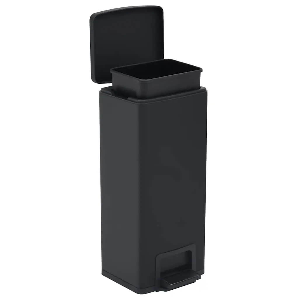 Pedal Dustbin 30L Hands-Free Waste Bin Soft Close Lid Kitchen Rubbish Container