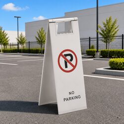 Specifications of Double-Sided Folding Parking Sign