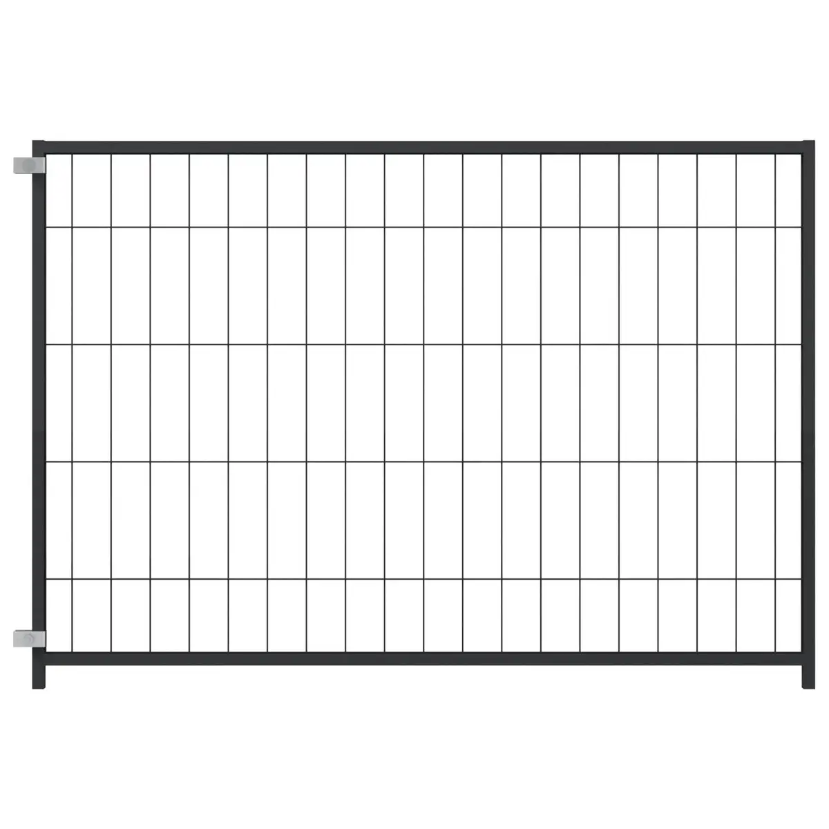 Outdoor Dog Kennel Steel Wire Mesh Black 300x100x70cm Exercise Enclosure