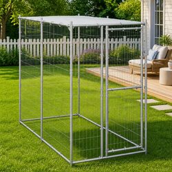 Specifications of the Outdoor Dog Kennel with Steel Roof
