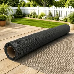Fiberglass Mesh Screen 112x500 cm Black for Insect Barriers