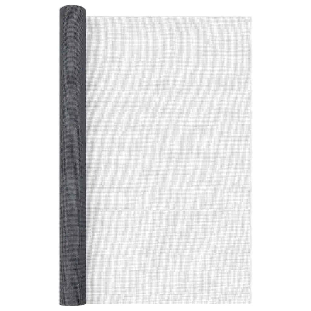 Fiberglass Mesh Screen 112x1000 cm Grey Insect Door Window Repair DIY Fencing
