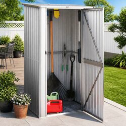 Specifications of the Garden Shed: Grey Galvanised Steel