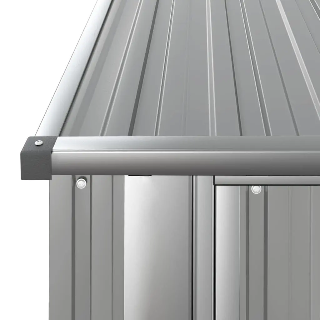 Garden Shed Outdoor Storage Tools Grey 180.5 x 97 x 209.5 cm