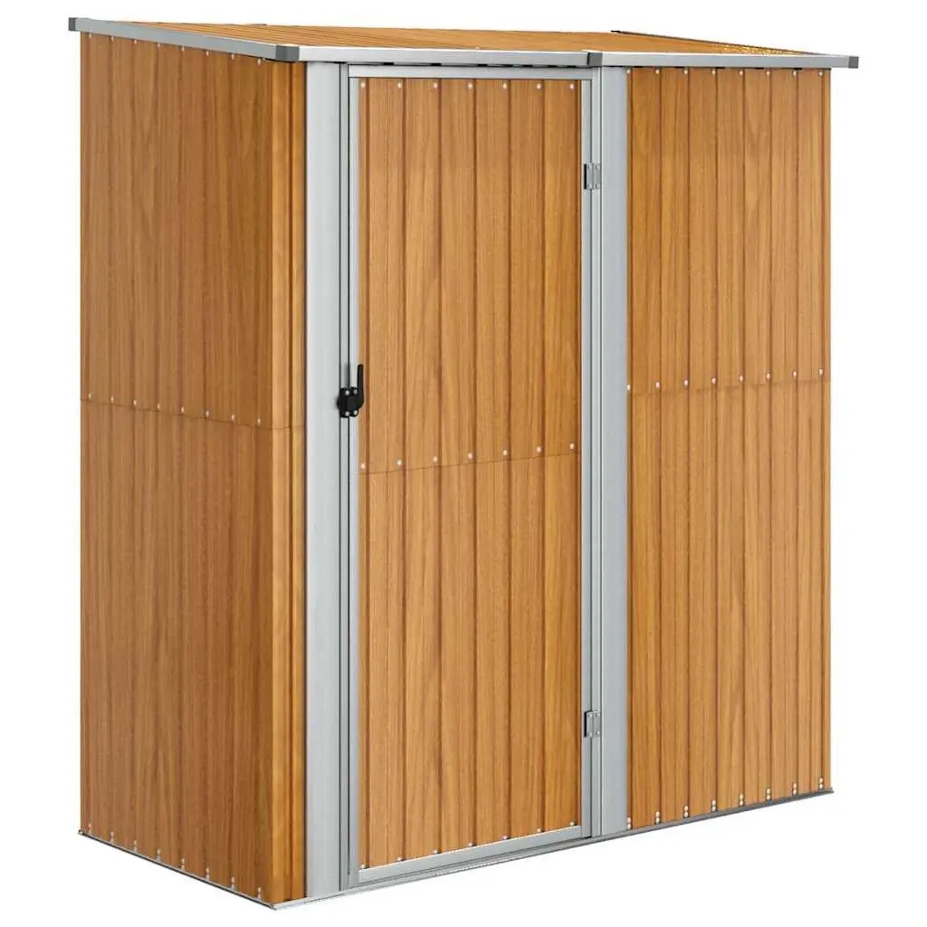 Garden Shed Outdoor Storage 180.5x97x209.5 cm Brown