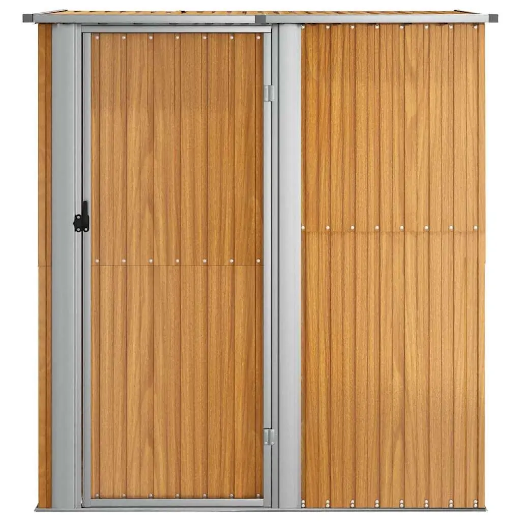 Garden Shed Outdoor Storage 180.5x97x209.5 cm Brown