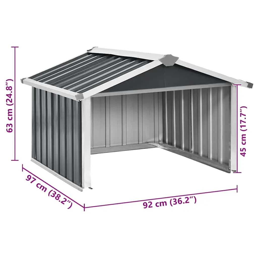Robot Lawnmower Shed 92x97x63cm Outdoor Storage Shelter Garden Equipment Box
