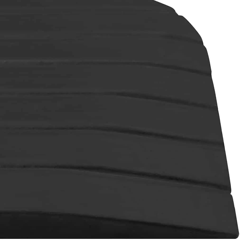 Rubber Threshold Ramps Set for Wheelchairs Rollators Scooters Non-Slip Surface 110 x 21 x 2.5 cm