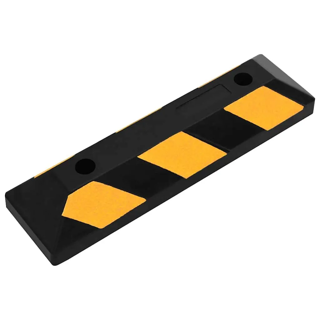 Reflective Rubber Parking Blocks