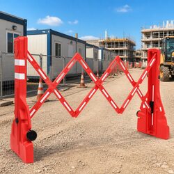 Folding Traffic Barrier Dimensions: 210 x 50 x 105 cm