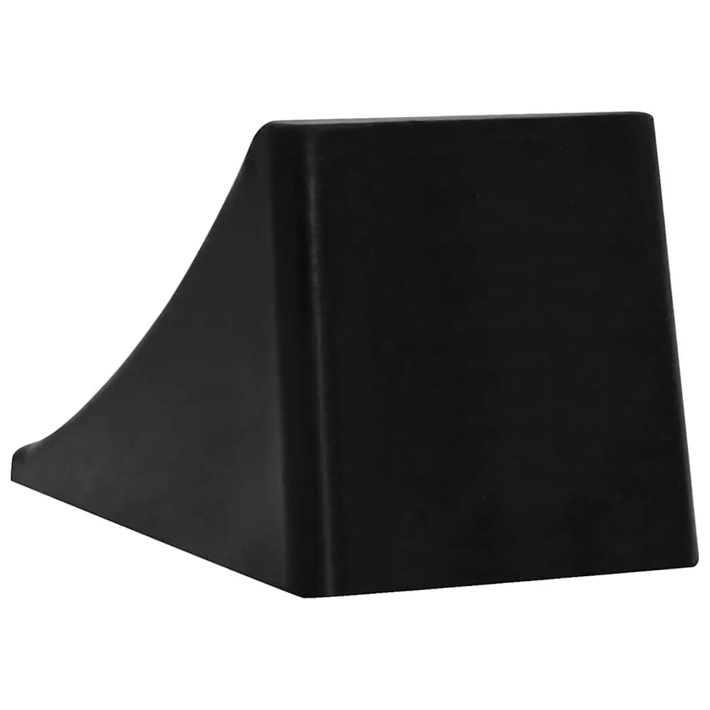 Wheel Chocks Rubber Vehicle Safety Stopper 16 x 9 x 9 cm Blue 4 Piece