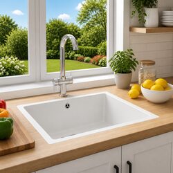 White Granite Kitchen Sink - Specifications and Features