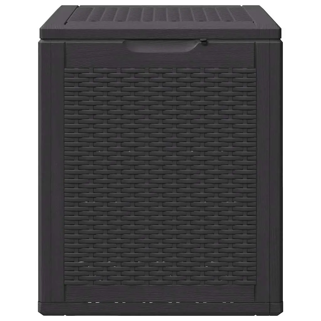 Garden Storage Box 90L Outdoor Deck Patio Rattan Weather-Resistant Container