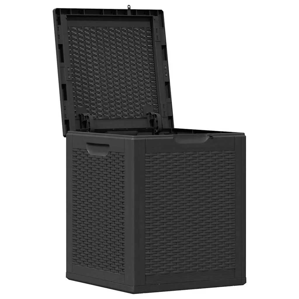 Garden Storage Box 90L Outdoor Deck Patio Rattan Weather-Resistant Container