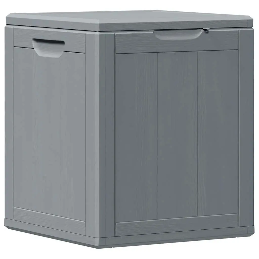 Garden Storage Box Outdoor 90L Grey Weatherproof Container