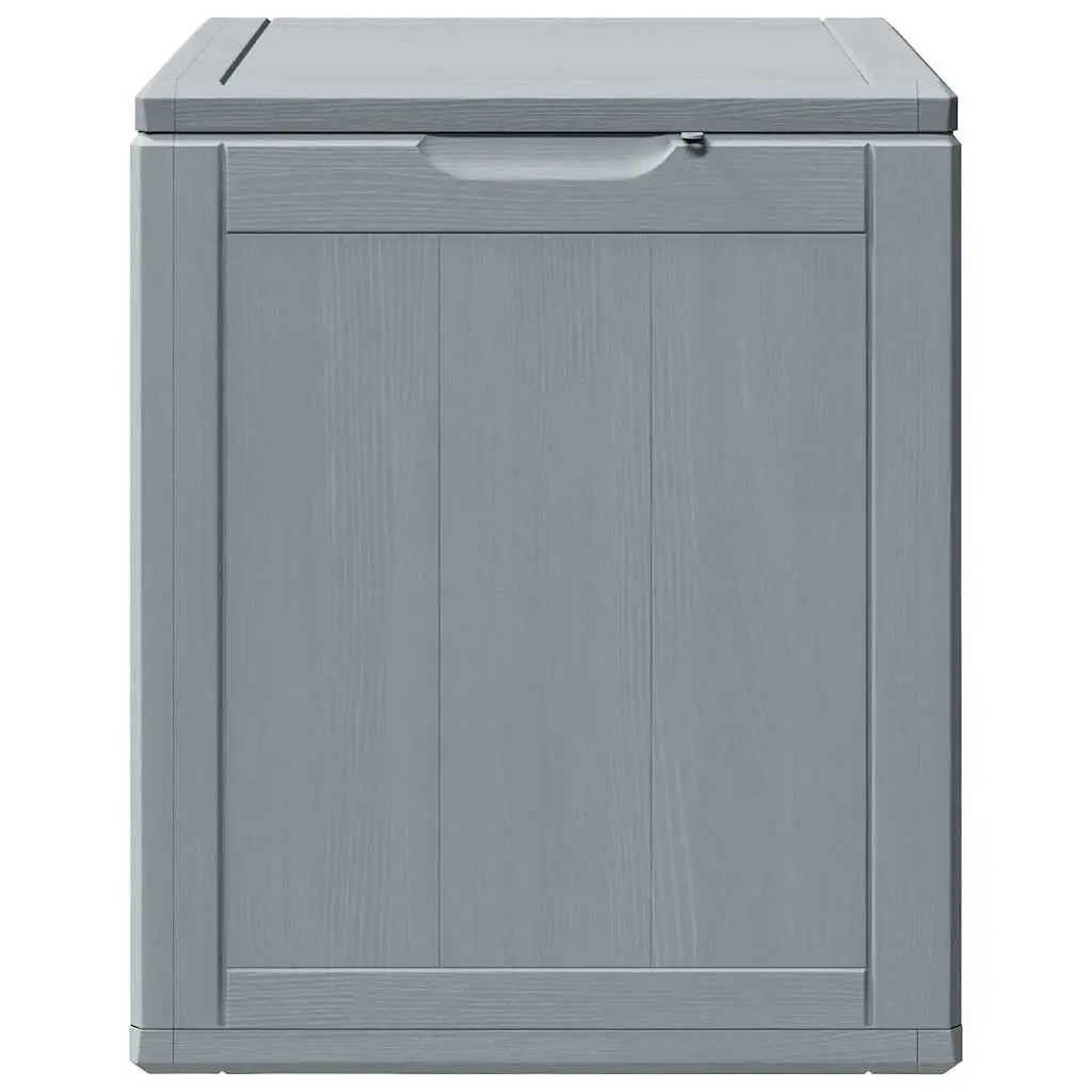 Garden Storage Box Outdoor 90L Grey Weatherproof Container