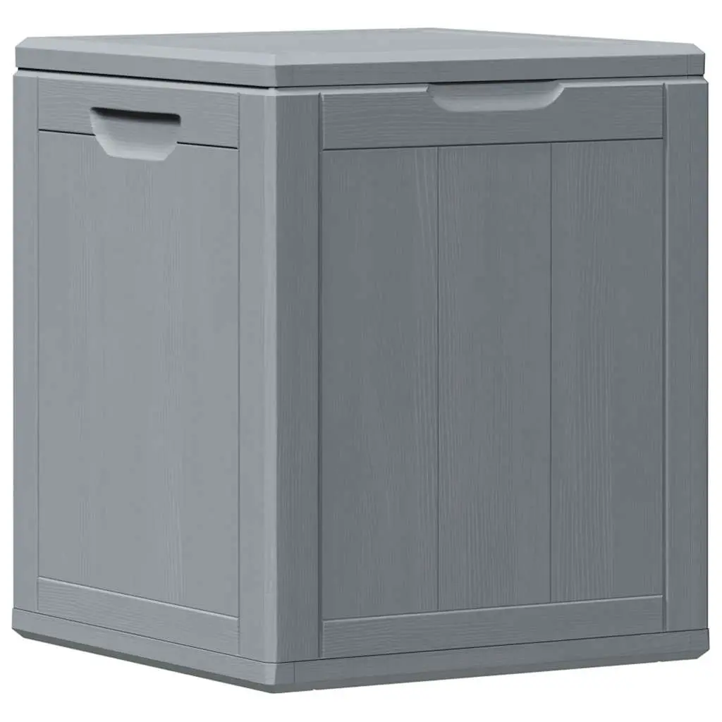 Garden Storage Box Outdoor 90L Grey Weatherproof Container