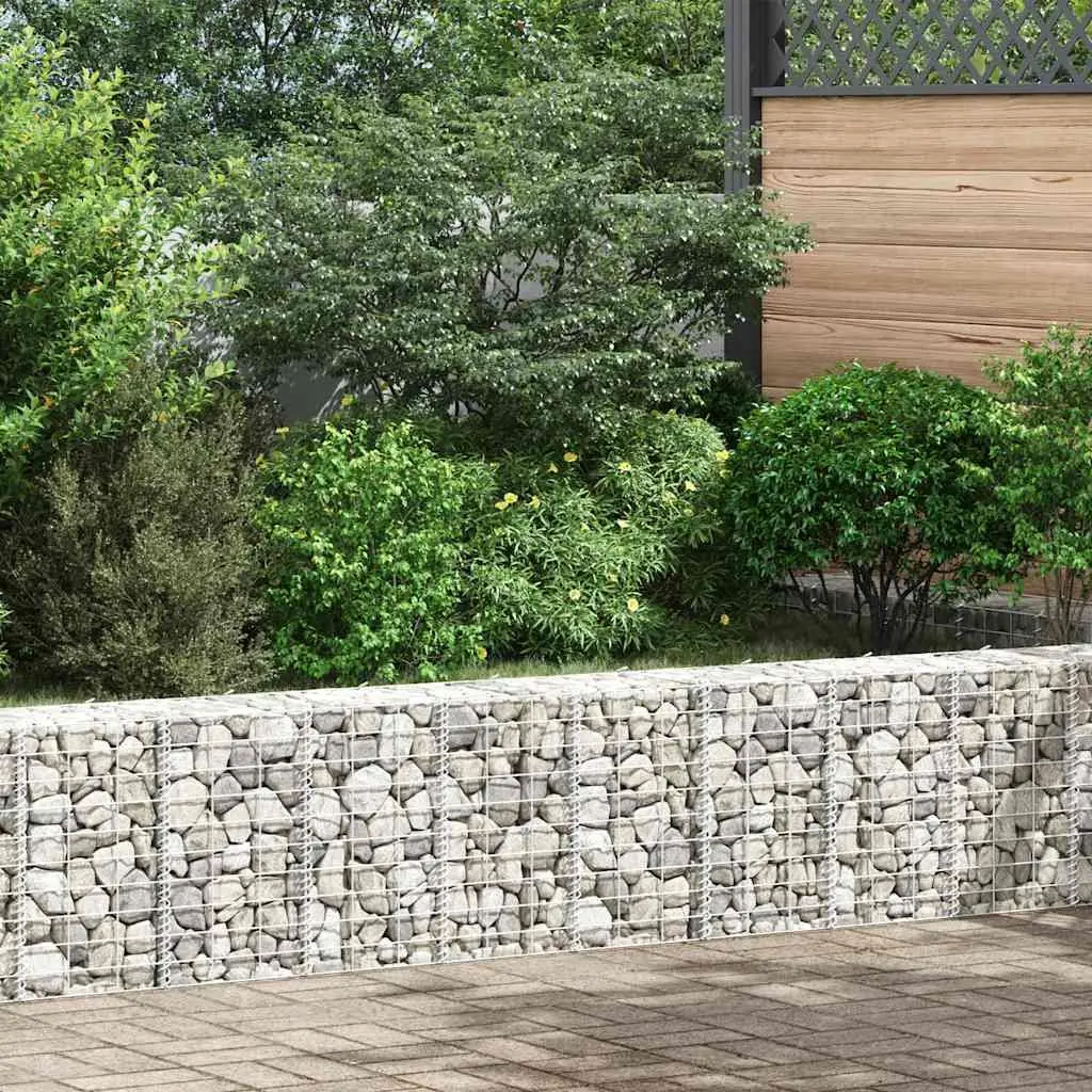 Gabion Raised Beds for Garden 30x30x50 cm Iron Planter
