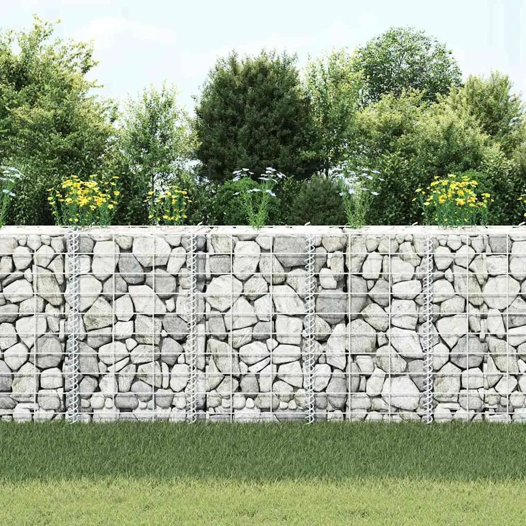 Gabion Raised Beds for Garden 30x30x50 cm Iron Planter