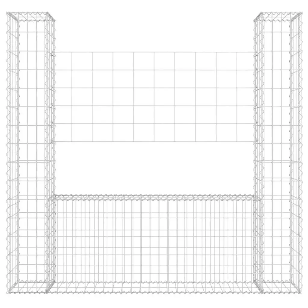 U-Shape Gabion Basket with 2 Posts