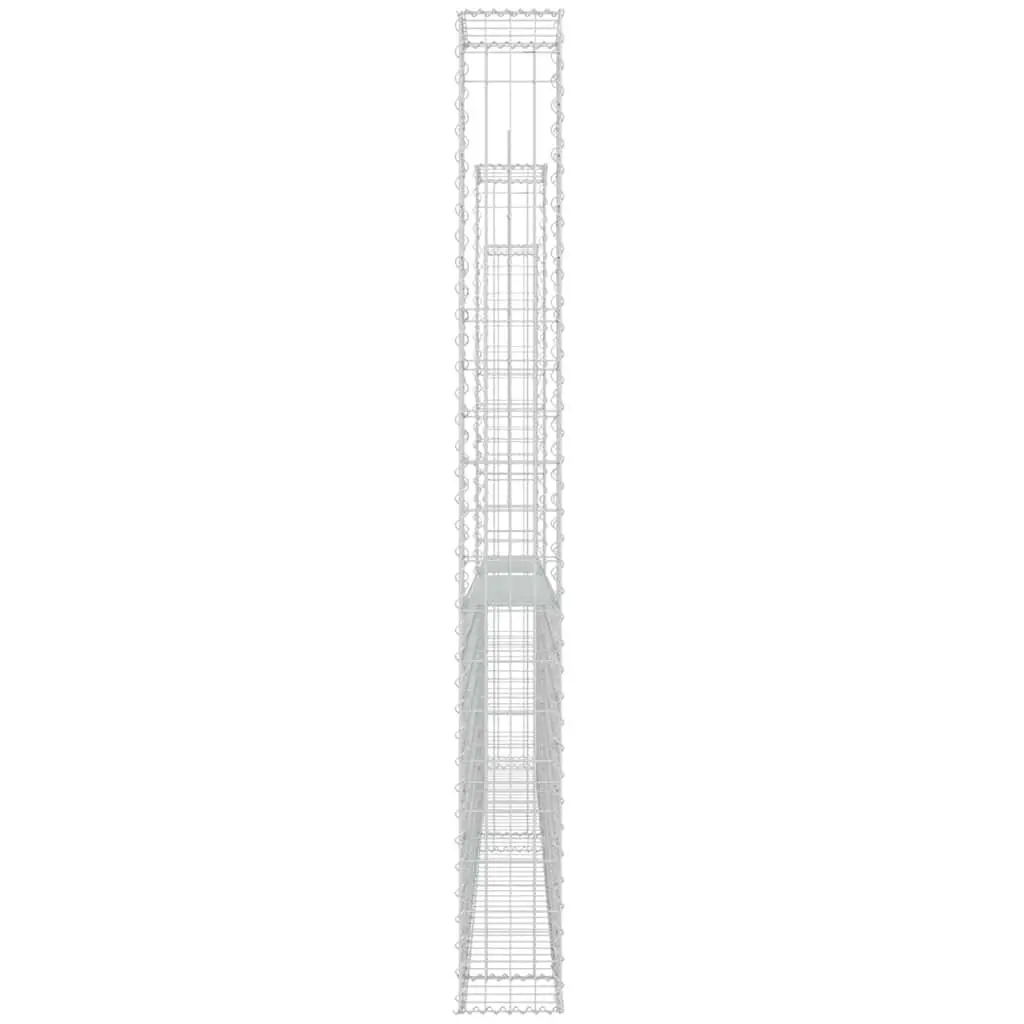 U-Shape Gabion Basket Fence Panel Garden 260x20x200cm